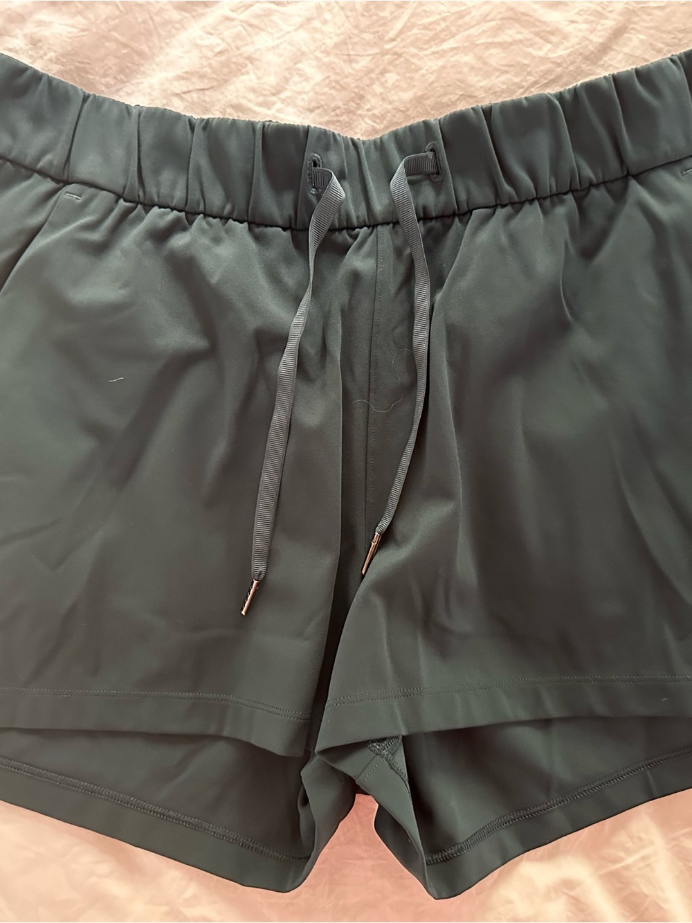 lululemon athletica Olive Green Drawstring Athletic Shorts